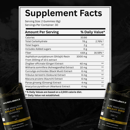 MuscleMax™ Pure Shilajit Gummies
